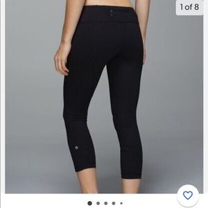 Lululemon run crop inspire size 8